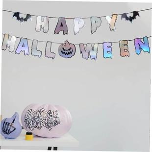 party pendant decoration skull pennant Halloween ghost flag