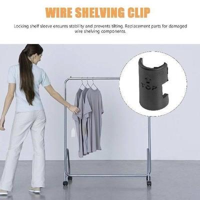 24 Pcs Shelf Locking Clip Wire Shelving Sleeves Fixing