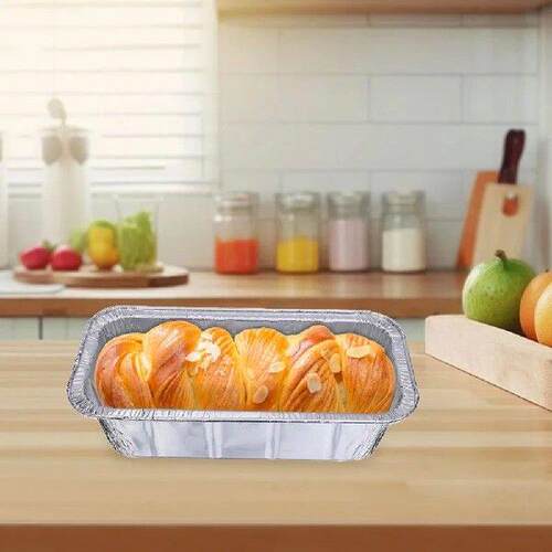 30 Pcs Disposable Aluminium Foil Aluminum Foil Takeaway Box