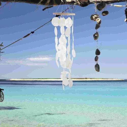 Mirror Shell Wind Chimes Living Room Home Hanging Decor