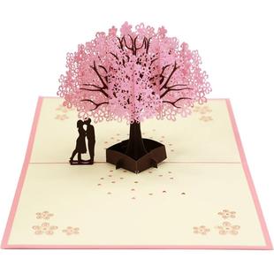3D Pop Up Love Card with Envelope Valentines Day Birthday An