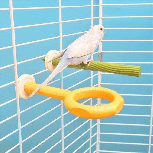Multifunctional Parrots Stand Grinding Scratchers Toy for