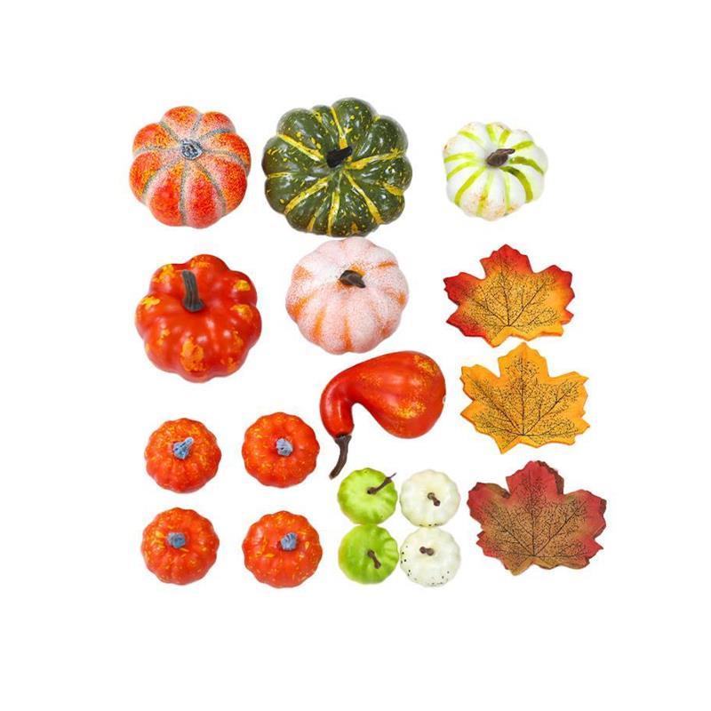 Halloween atmosphere decoration pumpkin maple leaf ornaments