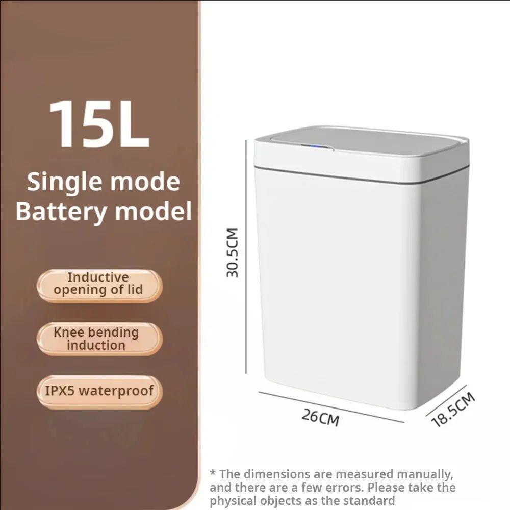 Smart Bathroom Trash Can Automatic Bagging Electronic Trash