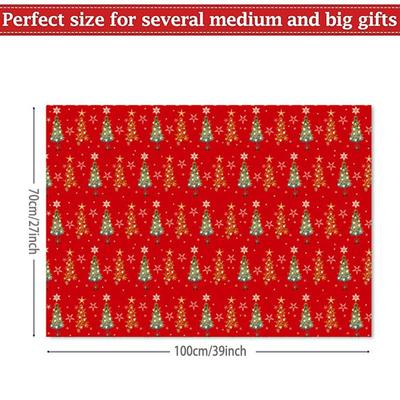 2Pcs Christmas Wrapping Paper 27