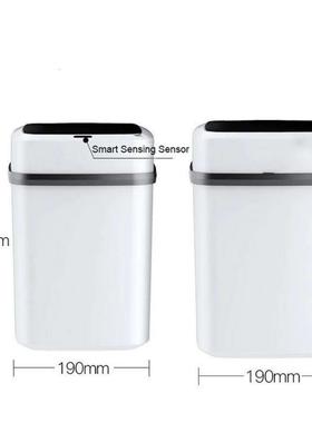 Kitchen Trash Bin 13L Bathroom Touch Trash Can In The Toilet