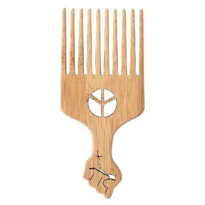 Anti-Static Large Wide Tooth Fork Comb Hairdressing Comb