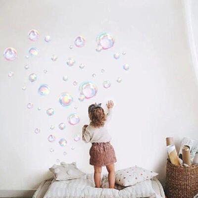 Ocean Bathroom Sticker Bubble Wall Decals Under The Sea