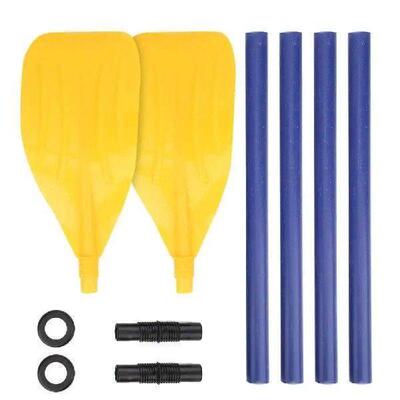 1 Pair Boat Paddle ABS Plastic Rowing Oars Two Person Boat