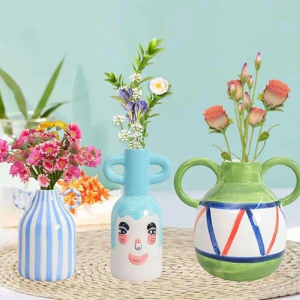 Decorative Flower Vase Modern Flower Arrangement for