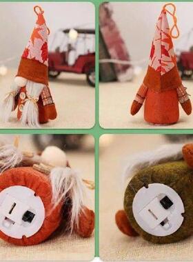 Lighted Fall Gnomes 2pcs Thanksgiving Lighted Plush Gnome
