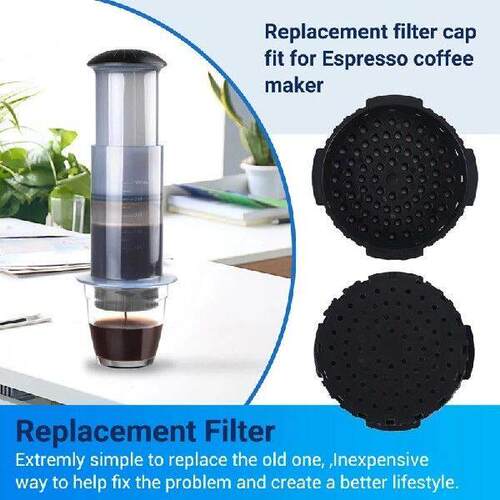 2PCS Replacement Filter Cap Fits For The Aeropress Coffee