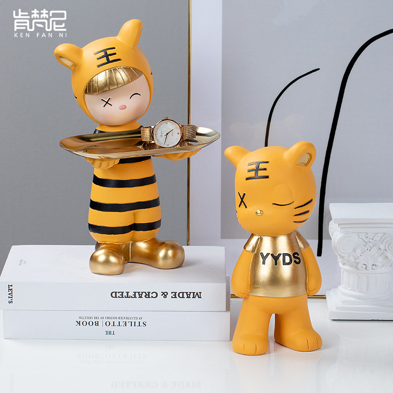 创意树脂动物桌面摆件工艺品