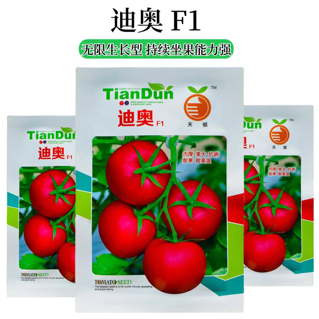 迪奥番茄种籽西红柿种子抗病毒粉红大果高产硬度高抗结线虫果脐小