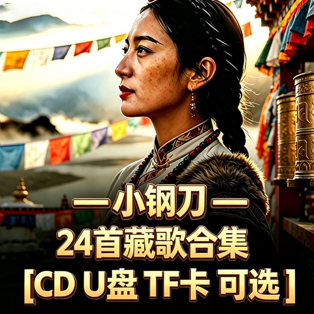 小钢刀cd合集新款2026车载音乐wav无损U盘TF卡藏歌去看拉萨河MP3