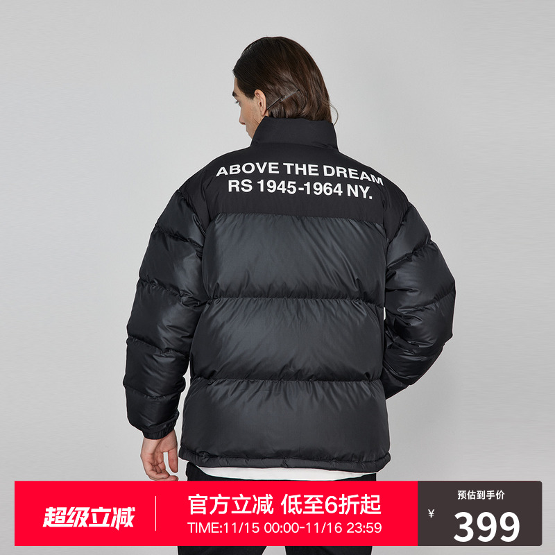 标语美式高街羽绒服RASS