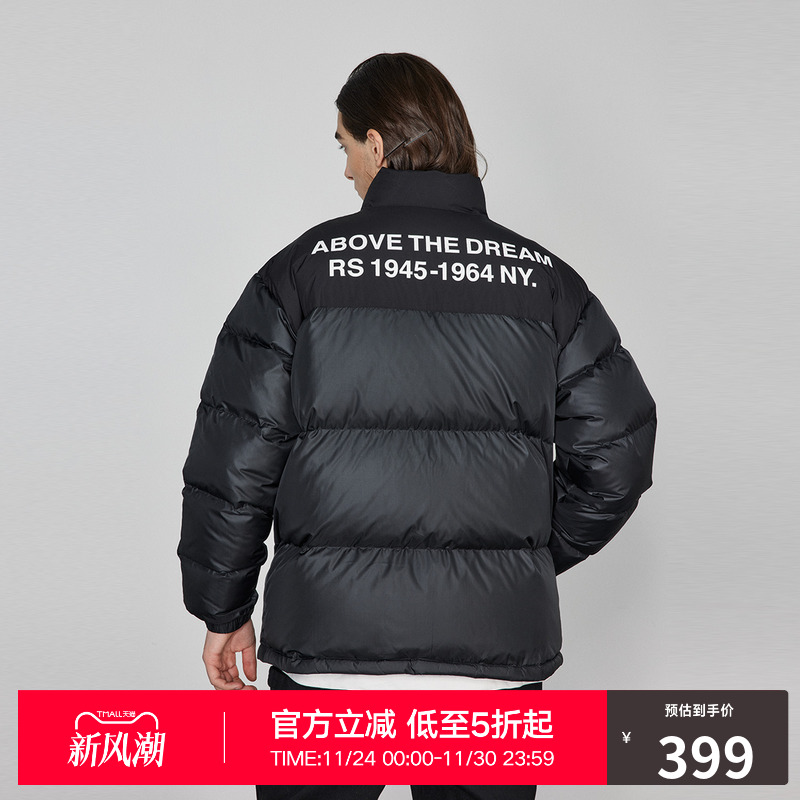 标语美式高街羽绒服RASS