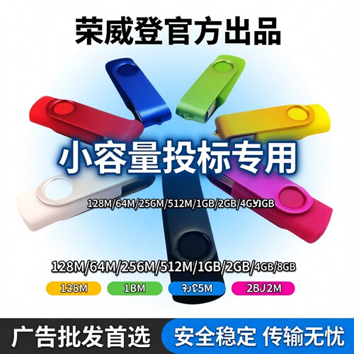 荣威登小容量投标u盘128M64M256m