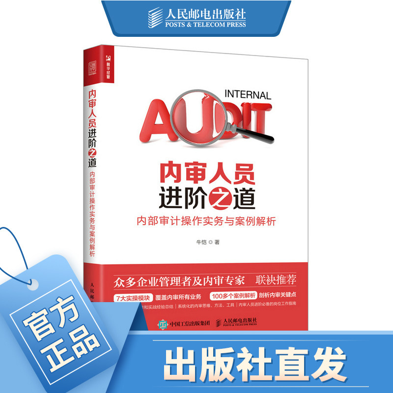 内审人员进阶之道 内部审计操作实务与案例解析 企业财务会计管理内控风控审计书籍 公司内审员内审经理实战