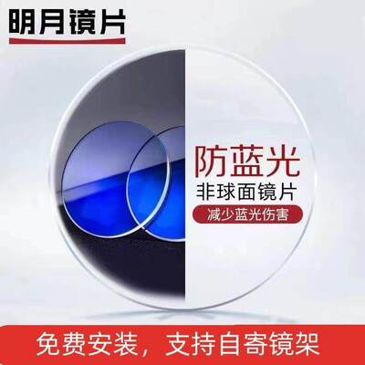 超薄防蓝光变色非球面镜片