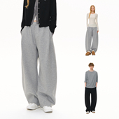 CLIMAX VISION新疆长绒棉亲肤空气层通勤舒适立体打褶弯刀长裤