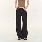 女款 CLIMAX VISION莱赛尔天丝松弛感复古宽松原牛直筒弯刀牛仔裤