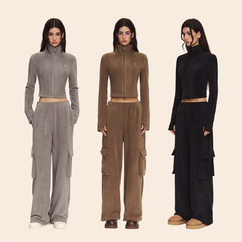 CLIMAXVISION奥粒绒拉链短外套