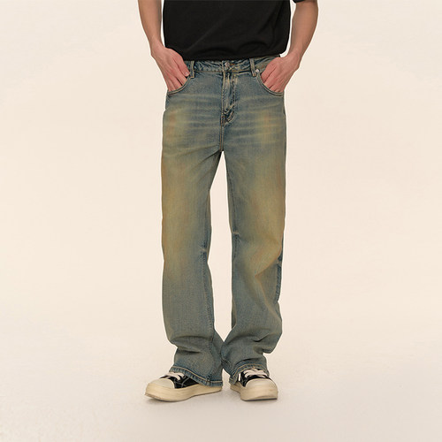 CLIMAXVISION莱赛尔直筒牛仔裤