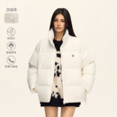 CLIMAX VISION易打理防泼水90绒十字印花面包羽绒服加厚保暖外套