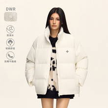 CLIMAX VISION易打理防泼水90绒十字印花面包羽绒服加厚保暖外套