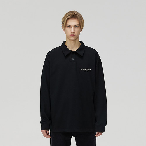 CLIMAXVISION双排字母POLO长袖