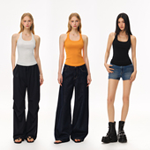 CLIMAX VISION基础U领高弹修身 遮副乳工字打底背心