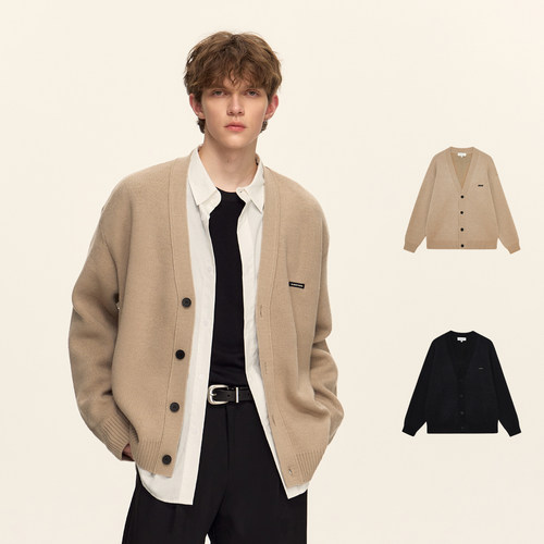 CLIMAXVISION织唛针织开衫毛衣