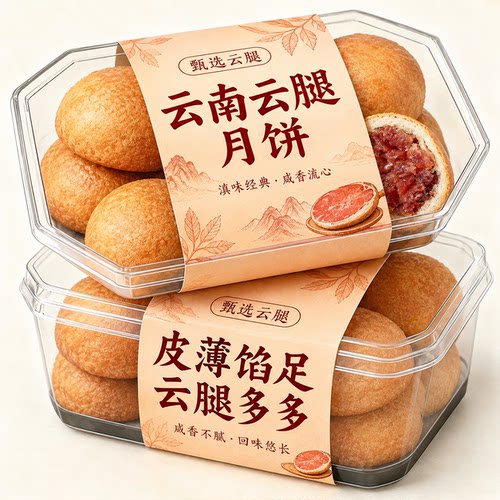 正宗云南特产云腿月饼官方旗舰店