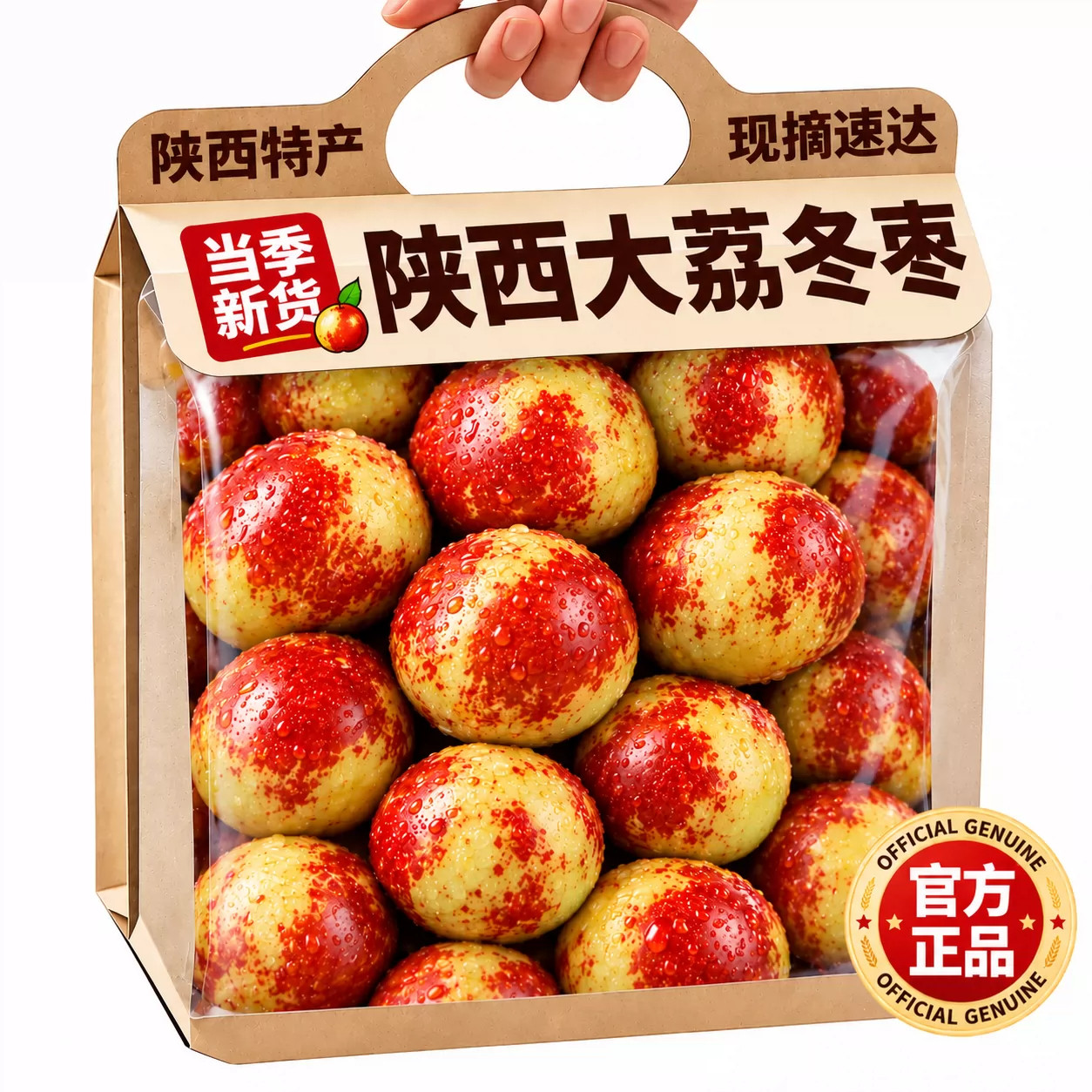 陕西大荔冬枣当季鲜枣新鲜水果青红脆枣现货精品孕妇枣子特级大果