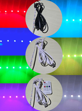 5v低压led灯USB接口灯线自粘超亮随意裁剪电视背景墙卧室氛围灯条
