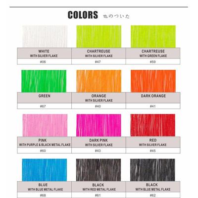 Fishing Lure Silicone Skirt Layers,Silicone Skirt Material f