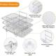 Tier Dehydrator Air Rack layer Fryer Multi Toast