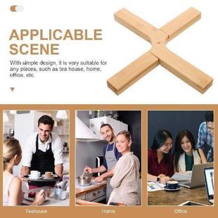 Trivet Bamboo Folding Hot Holder 1Pcs Pot Innovative