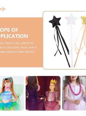 3 Pcs Fairy Wand Sequin Star Wand Comfortable Girls Witch