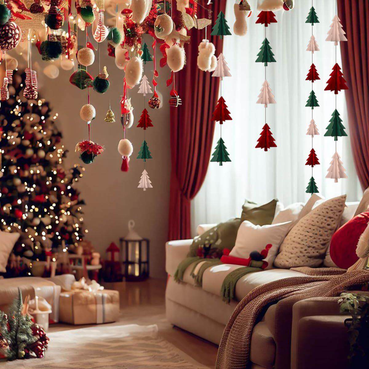 3d Three-dimensional Mini 3-layer Small Christmas Tree Paper