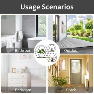 Sundries Storage Holder Floating Room Shelf Living Home Wall