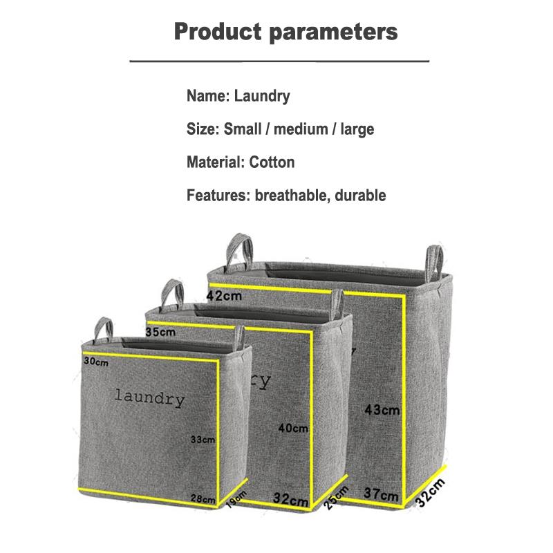 Laundry basket foldable Clothing storage bag/linen basket