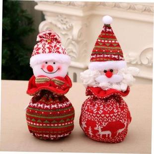 Santa tree doll candy 圣诞糖果袋 christmas bag decoration
