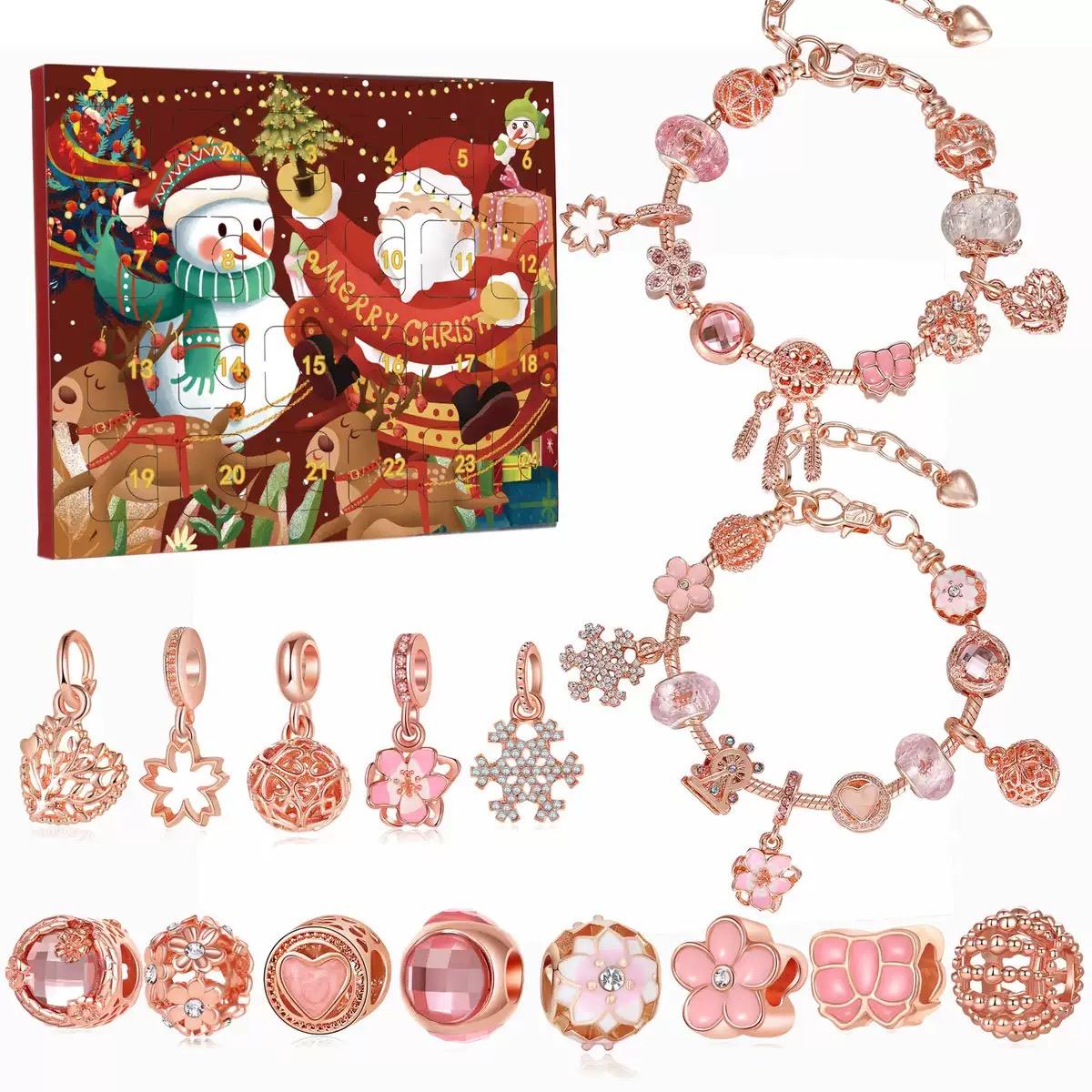 Christmas Beads Diy Firendship Bracelet Making Kit For Girls