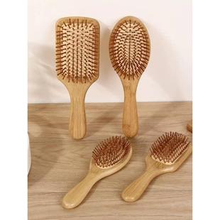 Hair Bamboo Brush Improve Wood Premium Growth Wooden