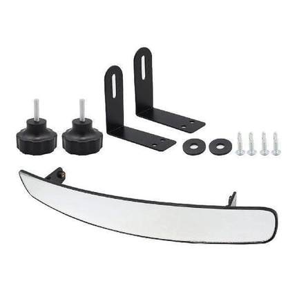 Black Golf Cart Rear View Mirror Accessories Assembly Easy
