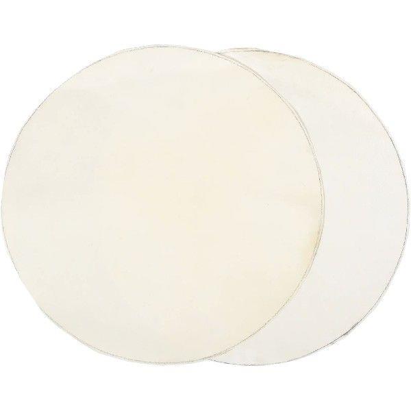 2pcs Goat Skin Drum Heads Pure Sound Drum Skin Replacement