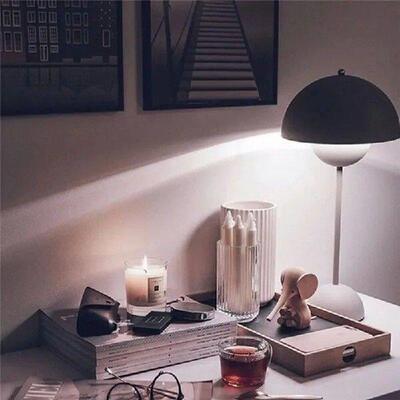 A56X Top Touch Switch LED Table Lamp Rechargeable Flower