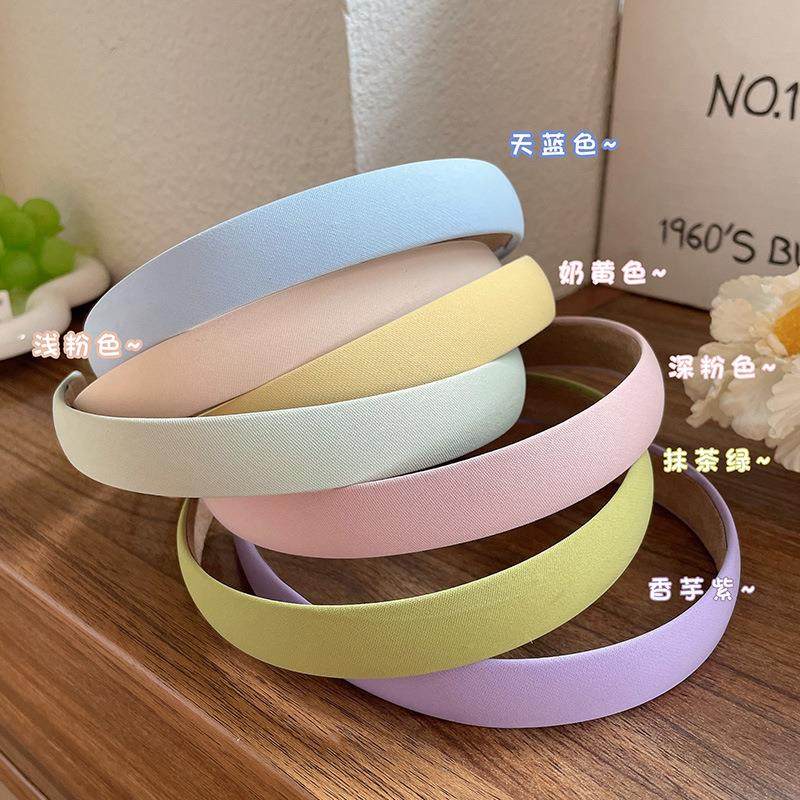 Vintage floral plaid headband headband女人时尚个性发夹